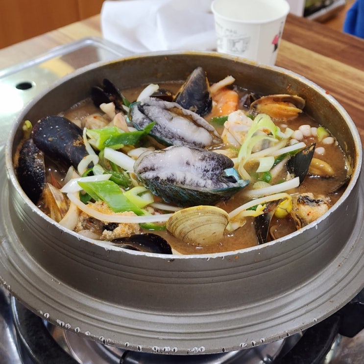  대천해수욕장 맛집 서해바다 해물뚝배기&해물칼국수 내돈내산 후기