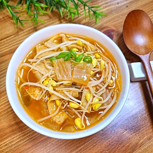 김치콩나물오뎅국 끓이는 법 치킨톡스 활용 레시피