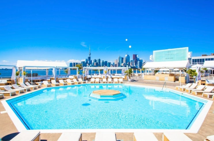  캐나다핫걸, 캐나다패션,토론토 놀거리:Carbana Pool Bar