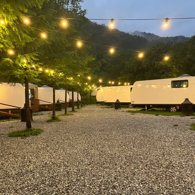  강원도 원주 1박 2일 <신림 "피노키오 관광농원"> : 인생 첫 카라반 후기