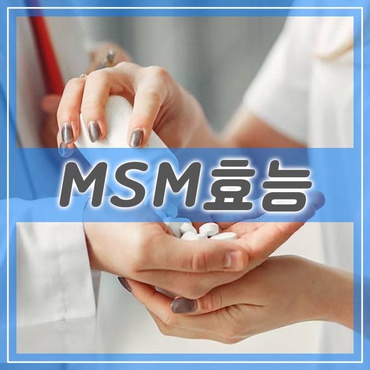 MSM 효능, 무릎관절영양제 식이유황의 잠재적 다양한 효과