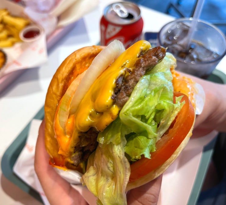  송정 이케아 근처 맛집 미국식 햄버거 “ 더블업 수제 햄버거 ”