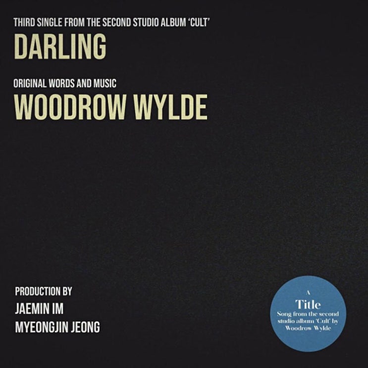 우드로와일드(Woodrow Wylde) - Darling [노래가사, 듣기, Audio]