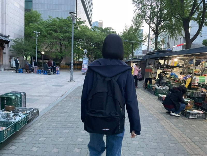 선물 받은 이스트팩 백팩 후기