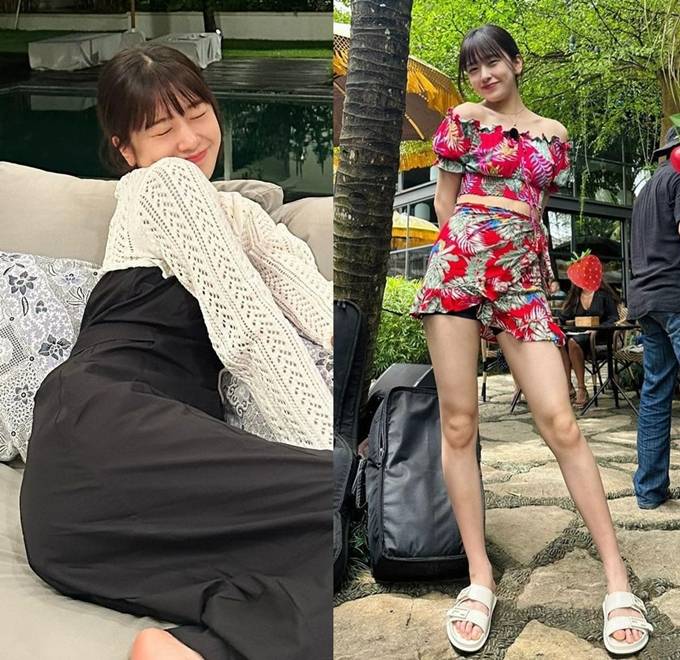 아이브 안유진, 극과 극 '섹시 튜브톱 vs 청순 원피스' 태국의 반전 섬머룩 아이브 안유진, 극과 극 '섹시 튜브톱 vs 청순 원피스' 태국의 반전 섬머룩