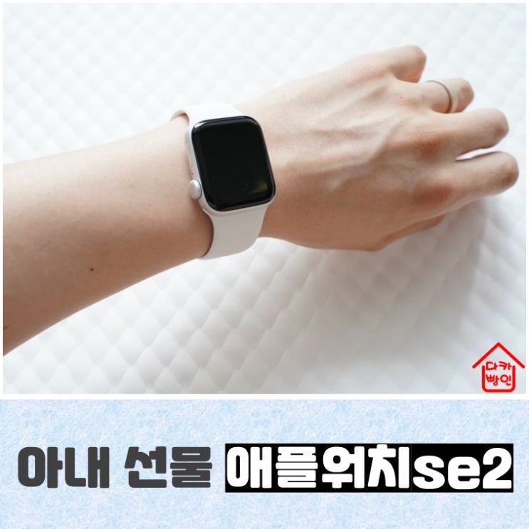  애플워치 se2 40mm 실버로 와이프 선물