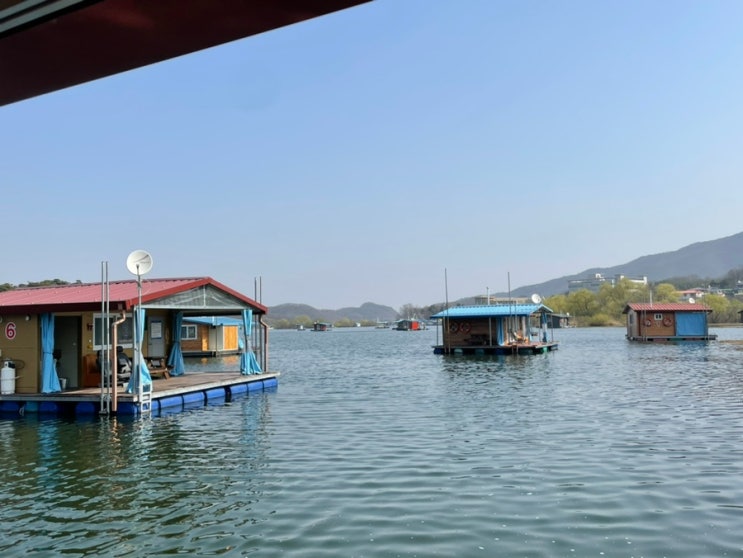  충북 진천 초평호 좌대낚시 수상펜션 초평집좌대 후기