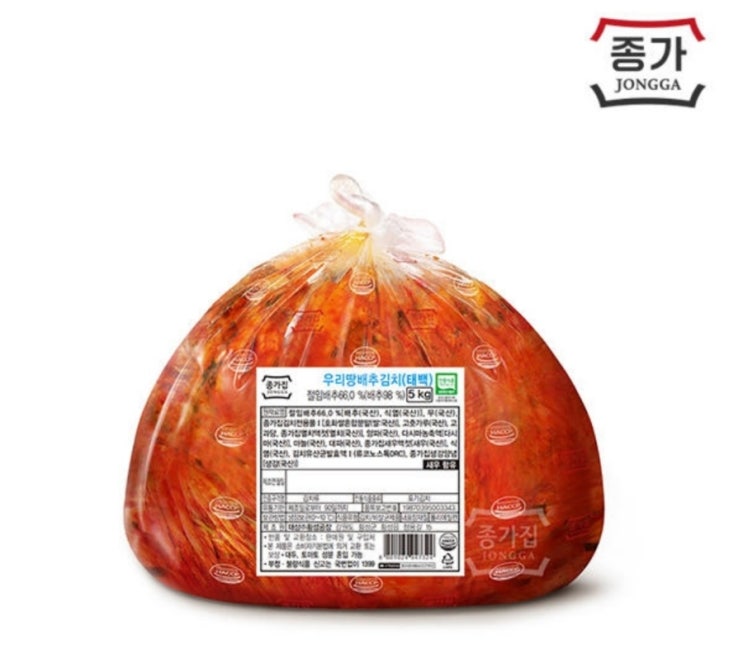  [종가집]우리땅배추김치     태백5kg(외식)
