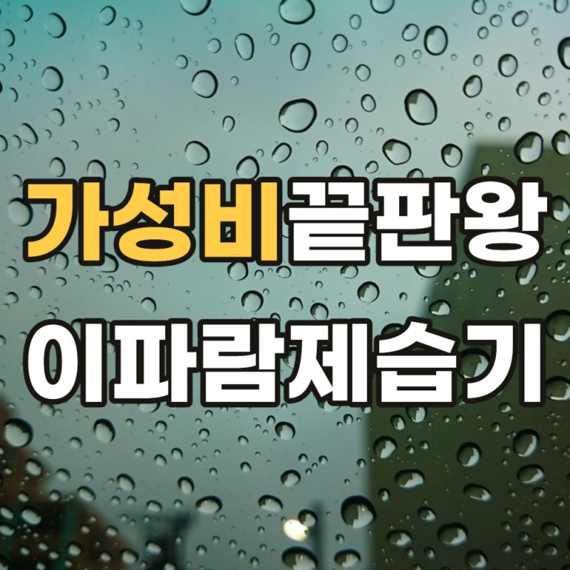산업용제습기 가성비 끝판왕, 미쳤다! (ft. 이파람 제습기)