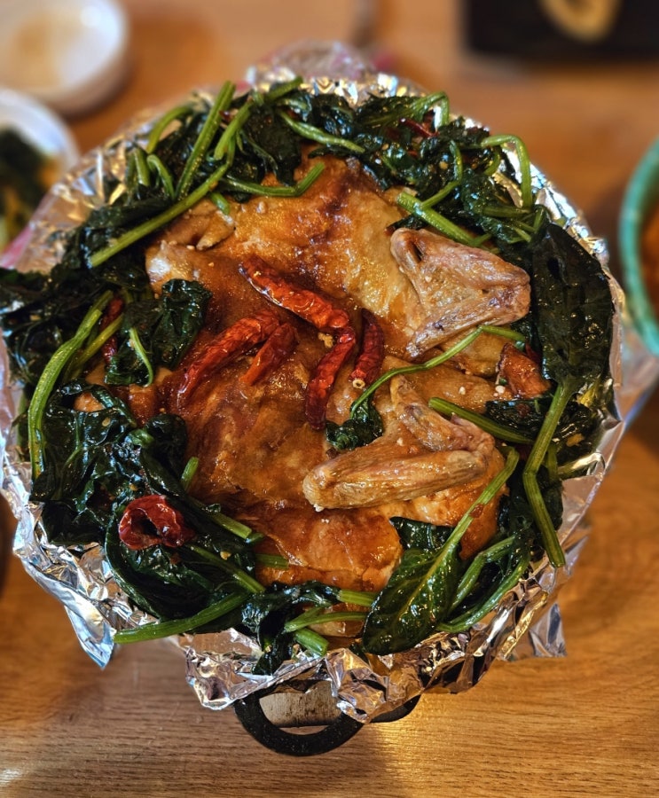  논현역 맛집 장작구이 통닭 <신호등장작구이>