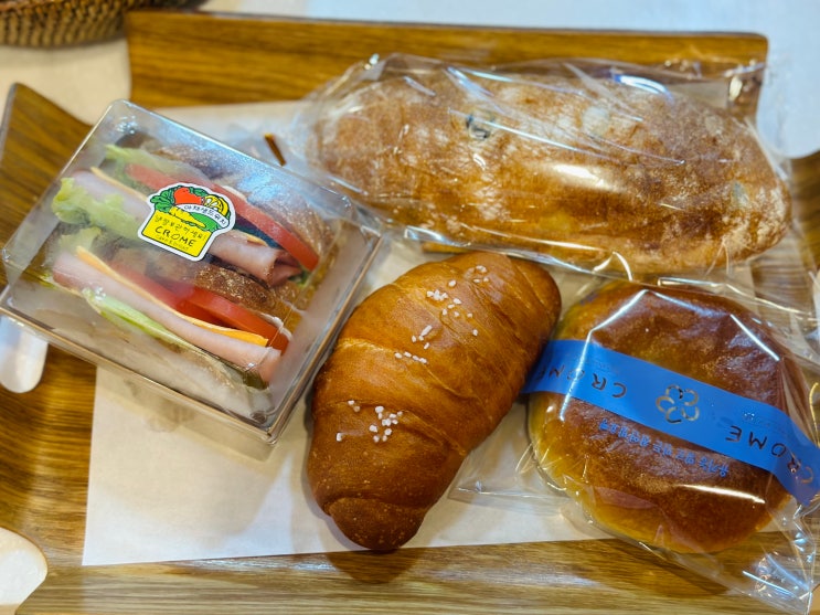  당산역 빵집 크롬 베이커리 | 올리브치아바타, 호밀샌드위치, 단팥빵, 소금버터롤 영등포 빵지순례1:서울/영등포구