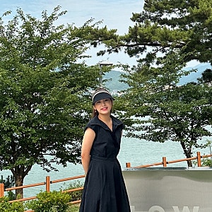마리끌레르원피스 시원한 바스락원피스 휴양지룩으로 코디!
