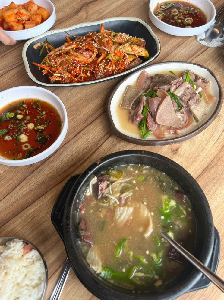  분당 금곡동 유치회관 분당직영점 - 수원 인계동 본점 맛 그대로 선지해장국, 수육무침 맛집