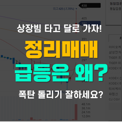 주식 상장폐지 정리매매 기간 및 거래방법, 상폐빔(급등) 발생 이유