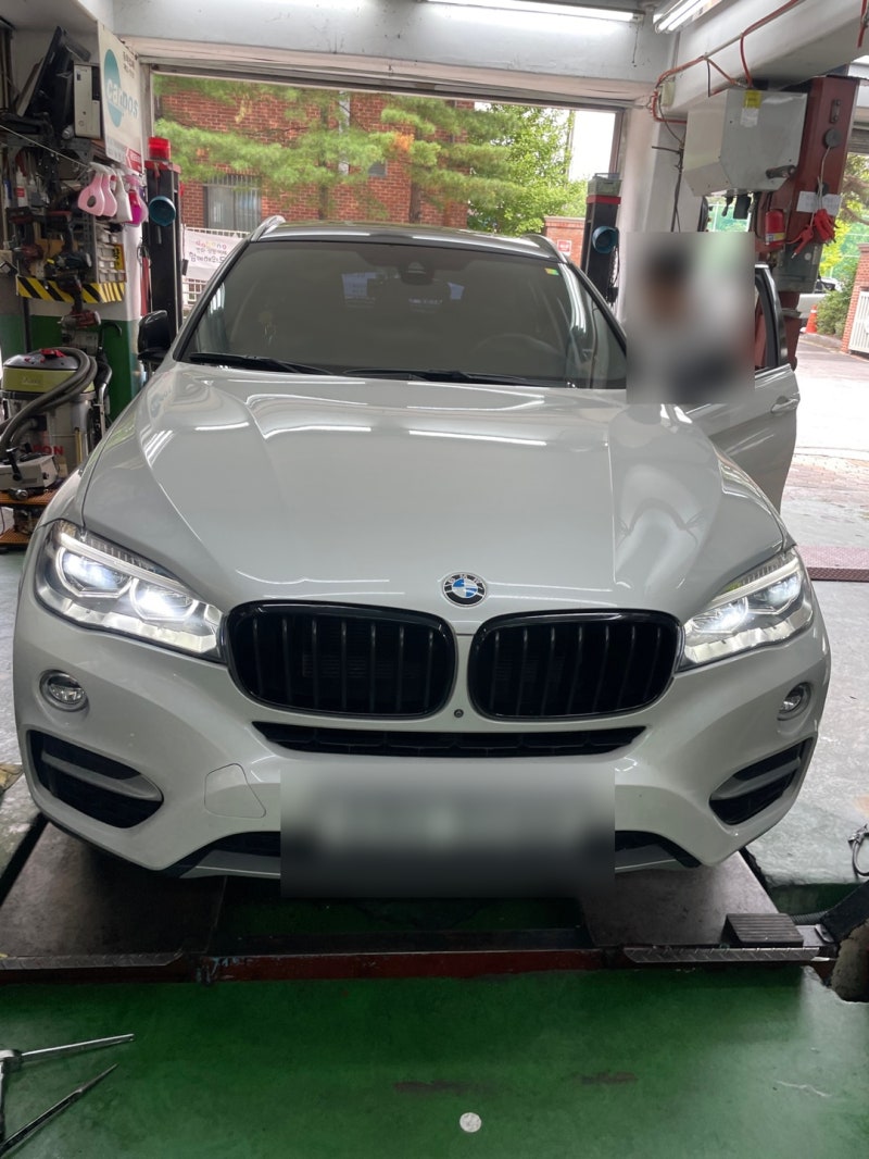 bmw x6 f16 n57 30d 엔진오일 교체