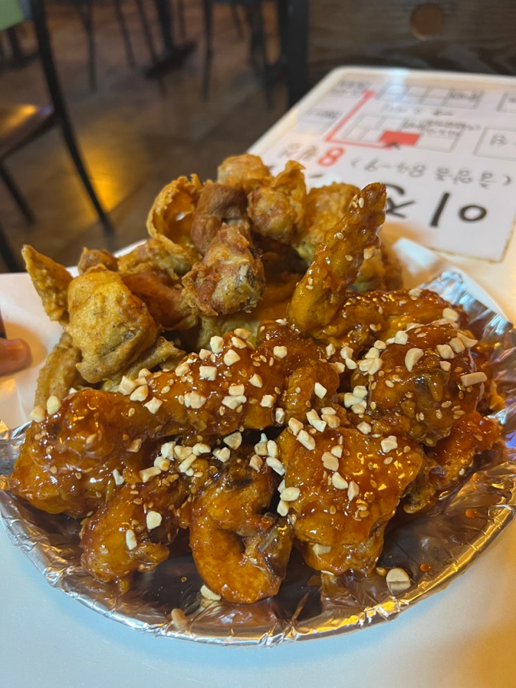 창원 오거리통통닭 노포 감성의 튀김이 바삭한 치킨 맛집