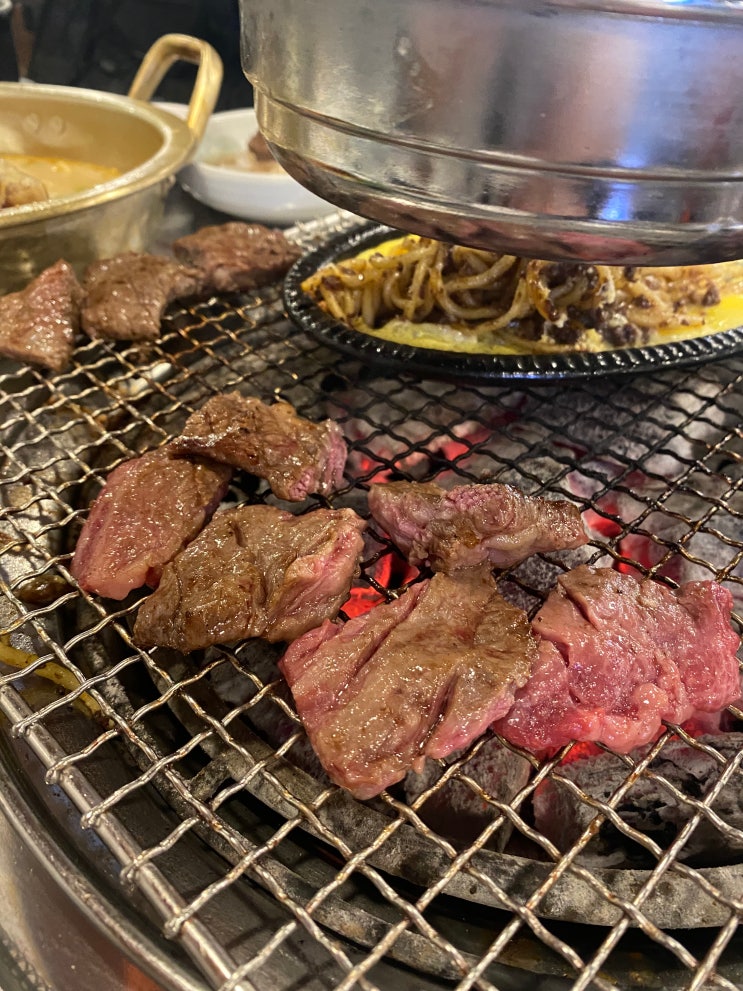  남영동양문합정점. 망원역 소갈비 맛집 소문나!! 단체 회식 환영, 알찬 밑반찬