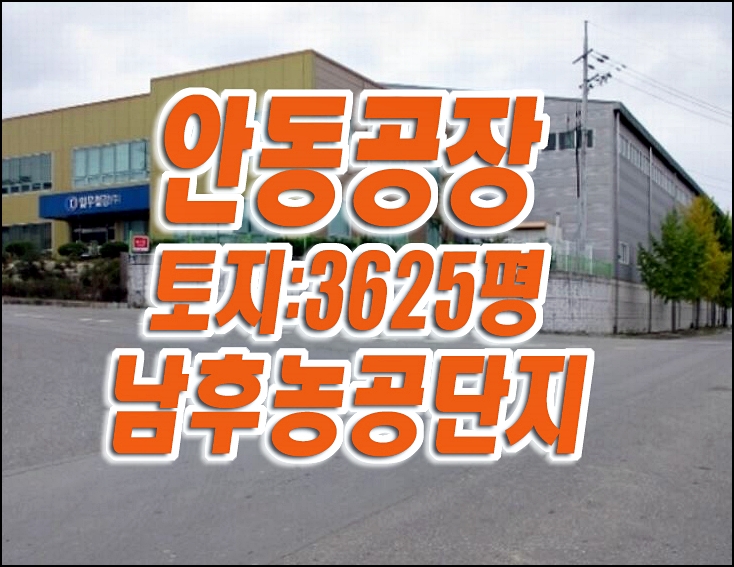 안동공장경매 안동시 남후면 광음리 공장 남후농공단지내 안동공장경매 안동시 남후면 광음리 공장 남후농공단지내