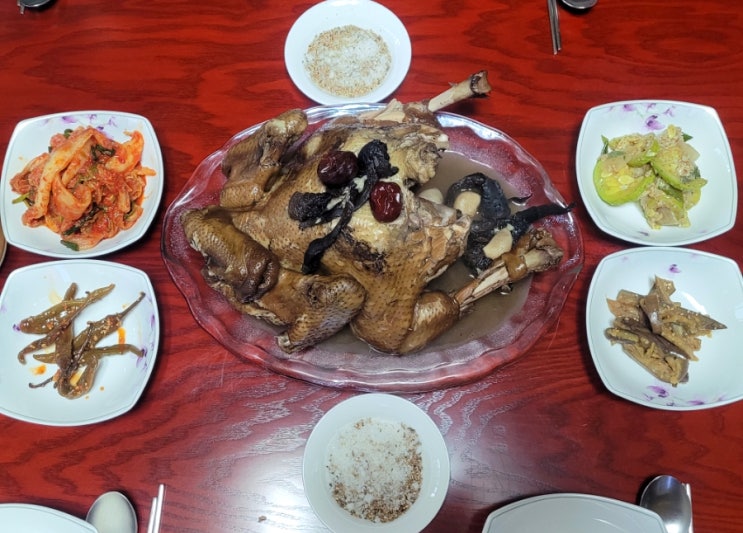  집에서 만든 토종닭능이백숙️