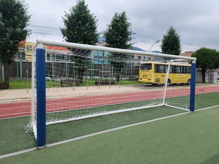 [날개스포츠] 경기광주초월초교 축구골망 교체, 축구그물망 교체 작업