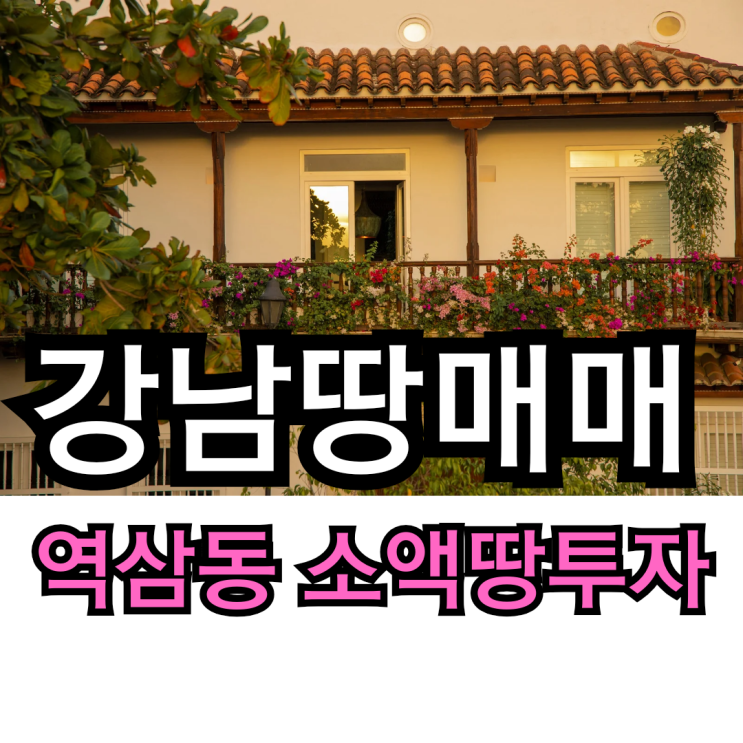  강남땅매매 서울 역삼동 재개발 - 소액땅투자 이런 곳에 하는 것이다!