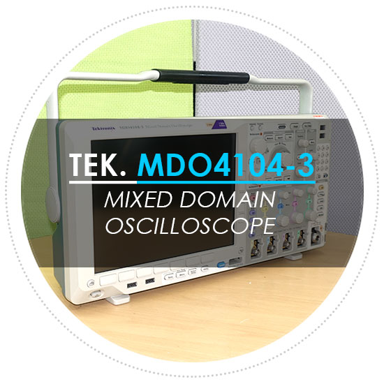 중고 오실로스코프 대여/렌탈/수리 텍트로닉스 MDO4104-3 Mixed Domain Oscilloscope-계측기 소개합니다
