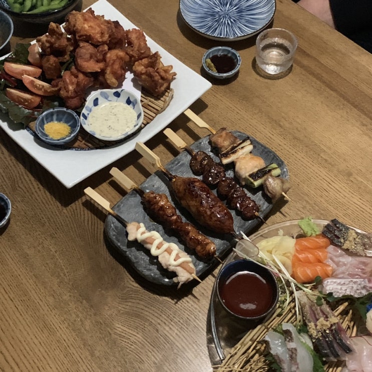  대구 신천시장 술집 이자카야 야요이 사케 한 잔
