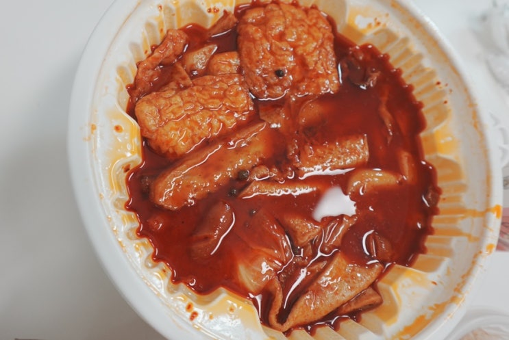  엽기떡볶이 신메뉴 마라떡볶이 배달 후기 ( + 꿔바로우 밀키트 )