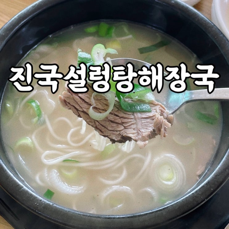  양주맛집 진국설렁탕해장국 뜨끈하고 든든했던 국밥