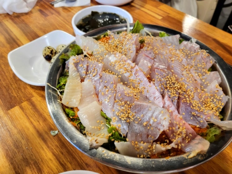  [건대광어2마리] 인스타에서 핫한 건대입구역 물회