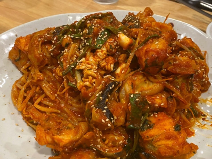  화정동 맛집 광주 술집 청춘아구찜 여기 구성 미쳤다