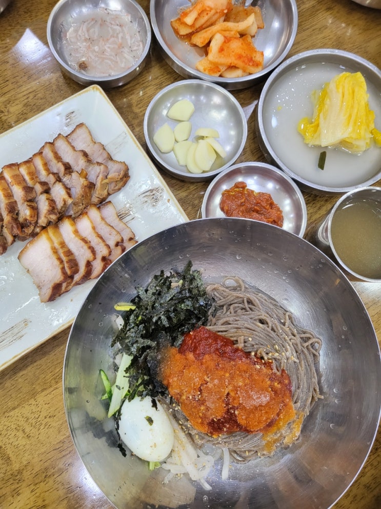  [천서리봉천막국수] 용인 모현 막국수&편육 단골집