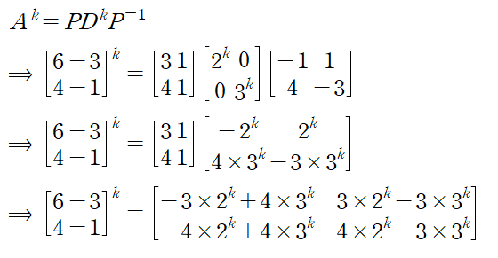  [선형대수학] 대각화 예제(Diagonalization by eigen-analysis)