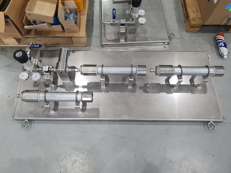  H2 GAS SUS PANEL (수소가스 콘트롤판넬)