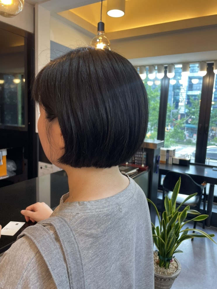  장루이다비드 서울대점 깔끔말끔 단발 컷 여성 컷