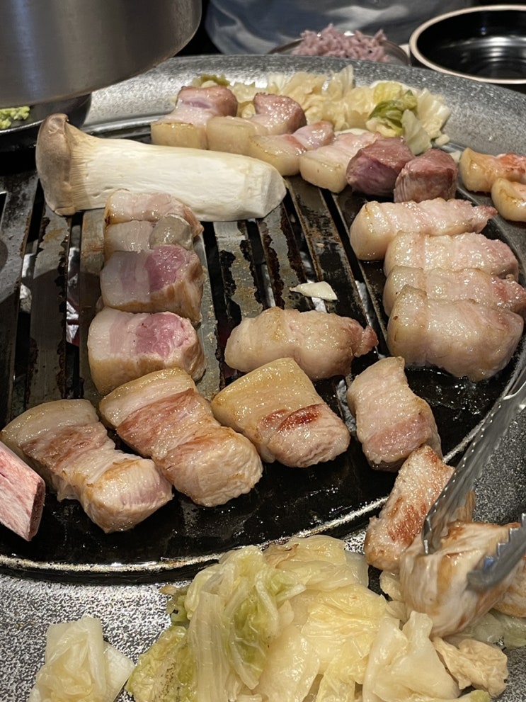  송도, 숙성도 흑돼지는 뼈등심!!