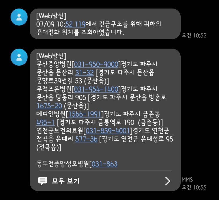  주말농장 응급상황 병원찾기 (손 베임, 응급실 + 주말/심야 약국)