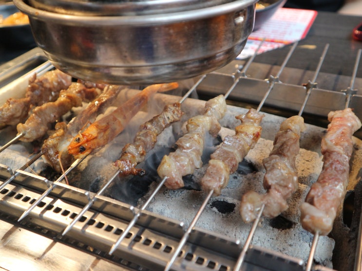  강남역 훠궈 무한숯불양꼬치 무한리필 최고