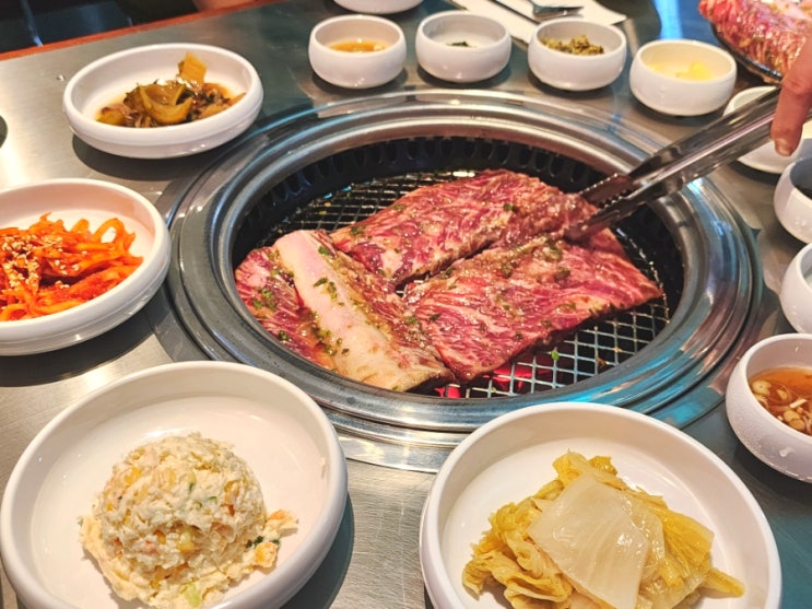  부평 갈비 맛집 청기와타운 쫄깃한 후기