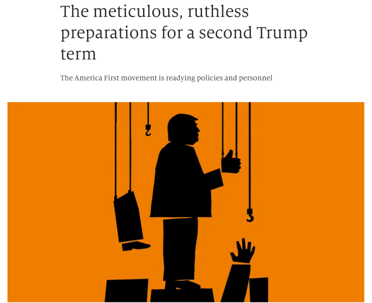 2024년 대선에서 트럼프는 어떤 정책을 내놓을까? - The Economist(2023.7.13....