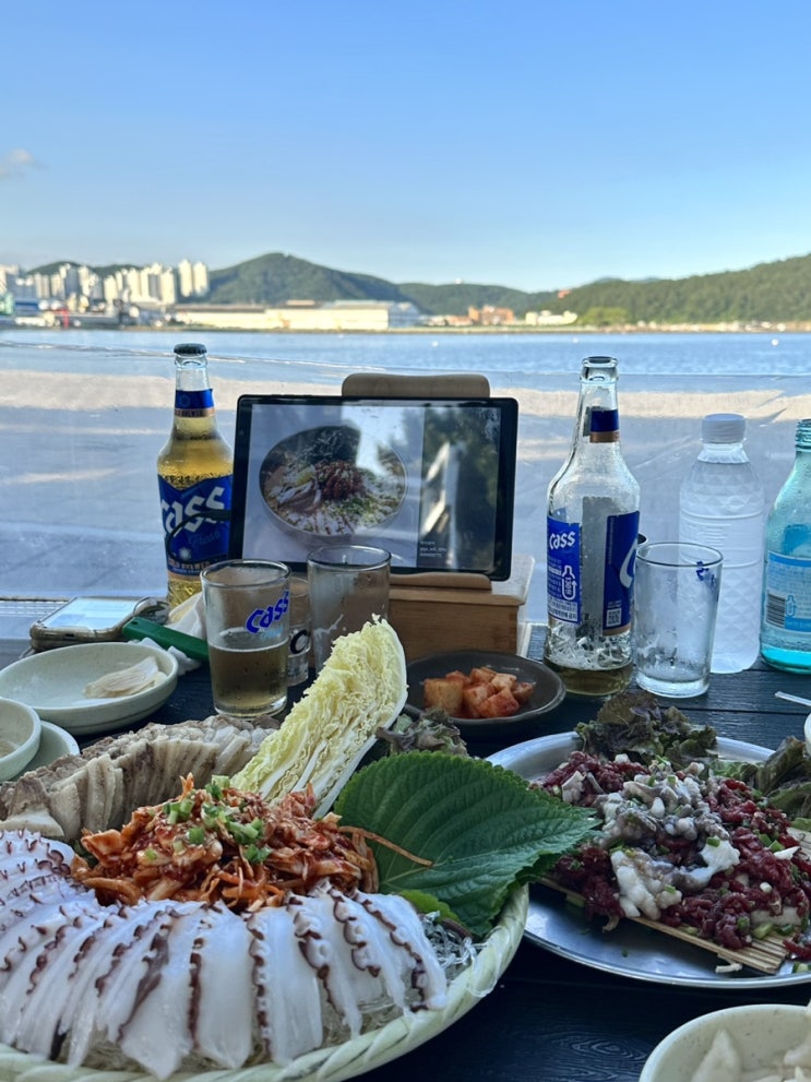  부산) 다대포해수욕장 야외에서  술 먹기 좋은 애견 동반 안주 맛집 :할매집/ 주변 놀 거리