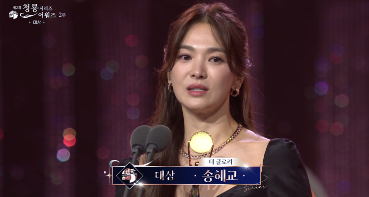 청룡시리즈어워즈 대상 및 수상 결과 <b>송혜교 수지</b> 덱스