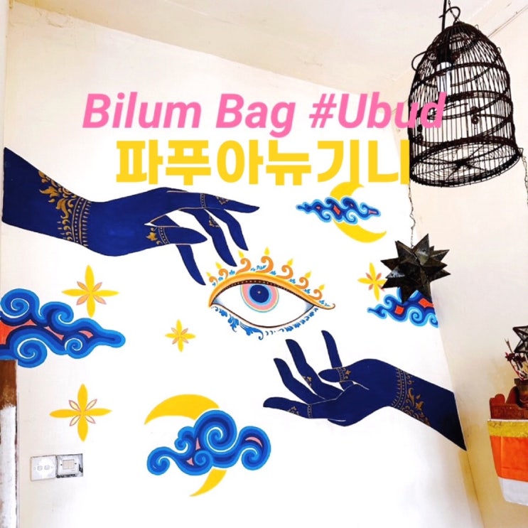  우붓 쇼핑 : 발리에서 파푸아뉴기니 빌룸백 구매후기, 파푸아뉴기니 bilum 빌룸백에 관한 정보!!