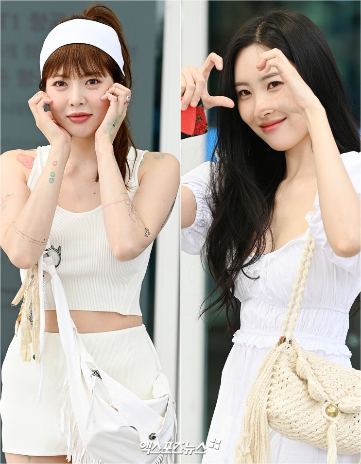 '시간차 출국' 선미-현아, '눈부신 공항패션으로 시선 집중' '시간차 출국' 선미-현아, '눈부신 공항패션으로 시선 집중'