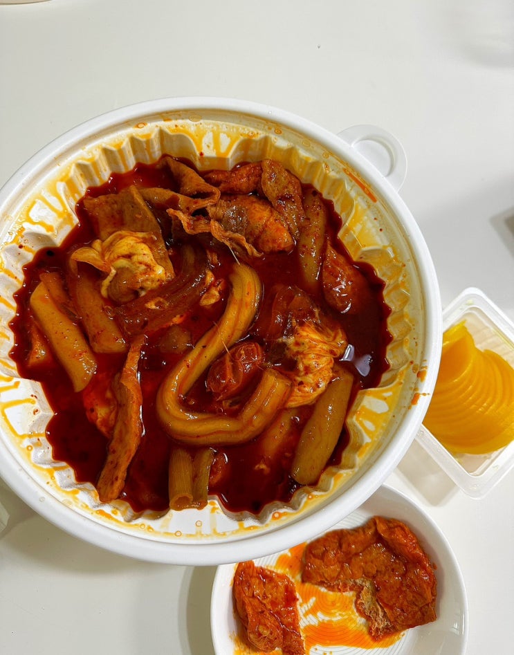  엽떡 마라떡볶이 착한맛 후기_ 23일까지 7천원 할인:)