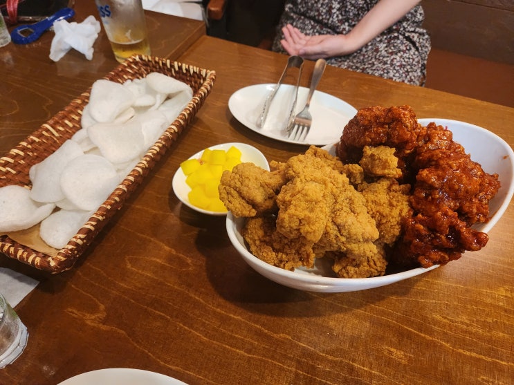  서현역 치킨 맛집 쌀통닭 치맥 내돈내산