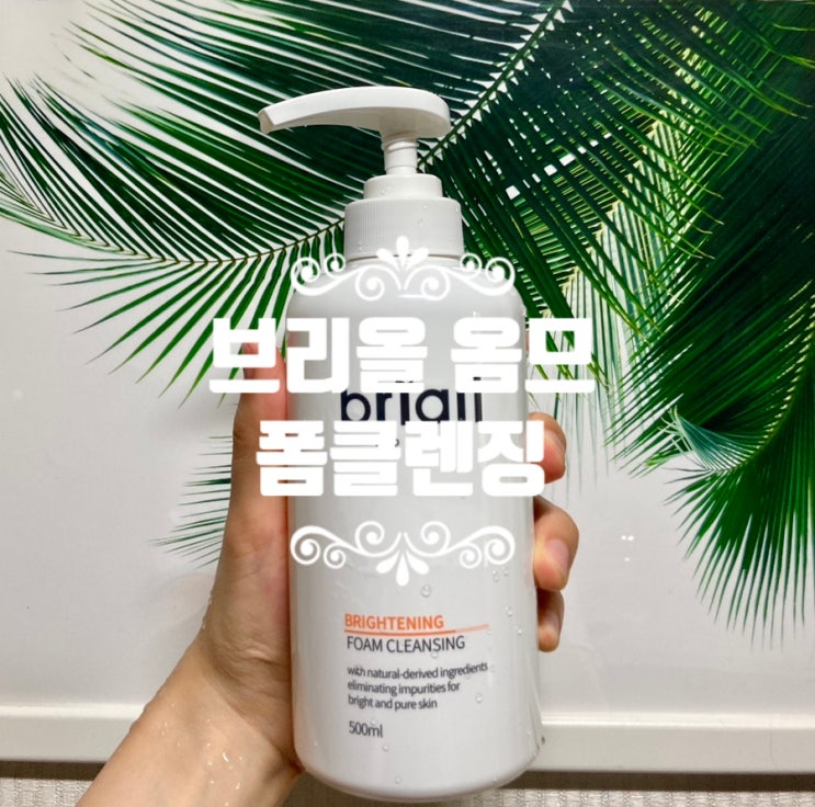  [브리올폼클렌징] 피지조절과 브라이트닝에 탁월한 폼클렌징, 남성용클런징 추천