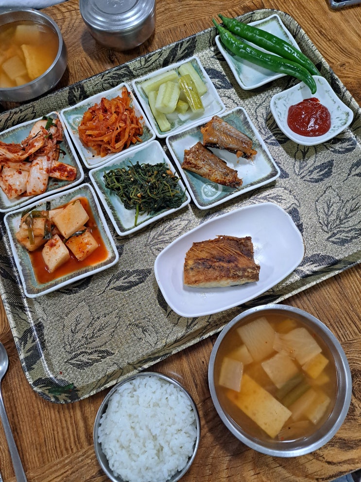  인천역 백반 집밥 같은 한상, 동방식당