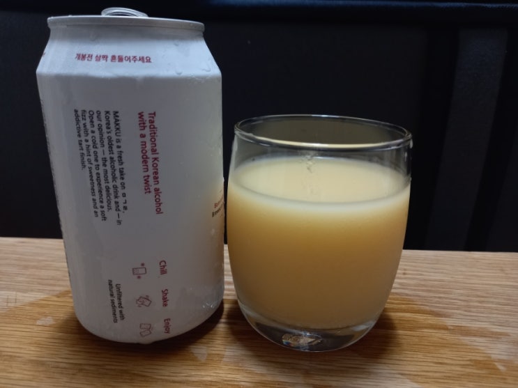  캔막걸리 MAKKU 마쿠 딸기막걸리와 도수비교
