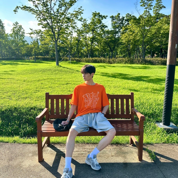  브라운브레스 brownbreath 23ss WARP 반팔티 무신사 구매 착샷 리뷰 후기